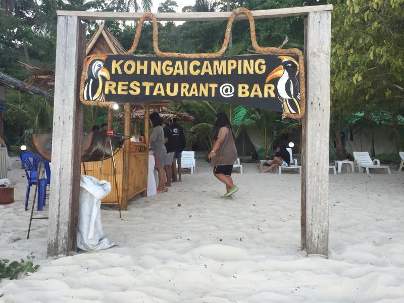 Koh Ngai Camping Hotell Eksteriør bilde